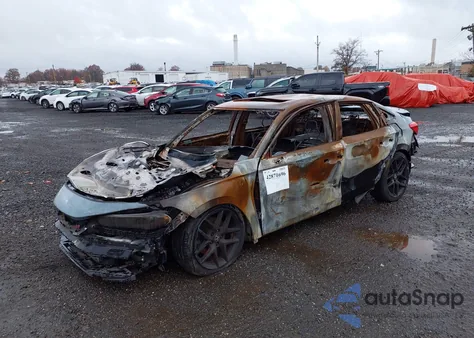 2023 Honda Civic Si Sedan из США, поврежденный, VIN 2HGFE1E56PH471468